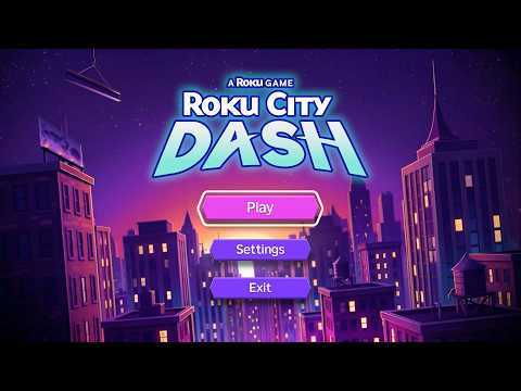 A Roku Game: Roku City Dash Gameplay