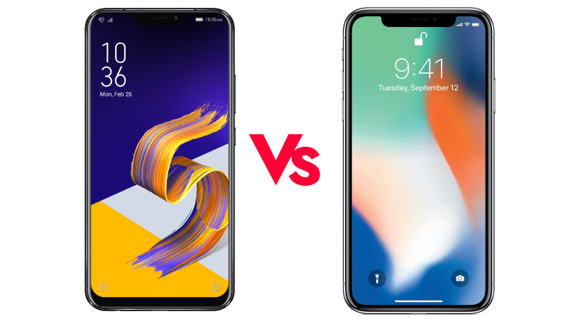 iPhone X vs Asus ZenFone 5Z