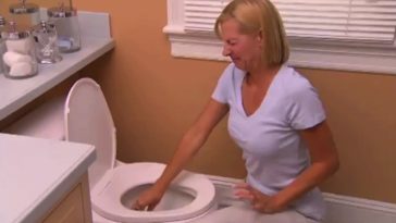 Phone in toilet