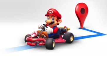 Super Mario on Google Maps