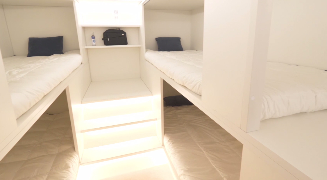 Lower Deck sleeping quarters Airbus