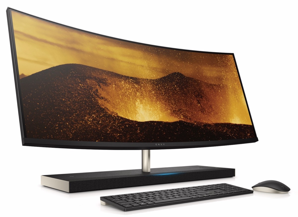 HP’s swanky Envy Curved AiO comes with Alexa, wireless charging and a woodgrain finish 1