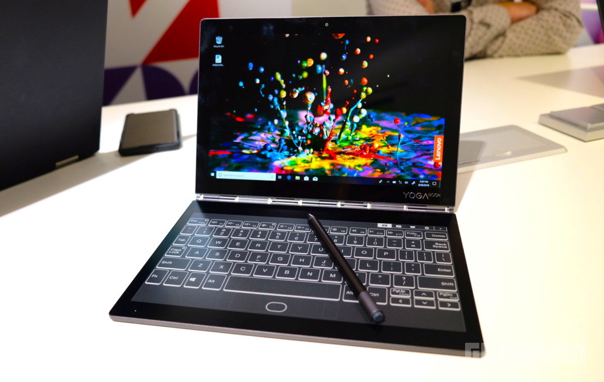 Lenovo’s Yoga Book C930 is the world’s first dual display laptop with E-Ink 4