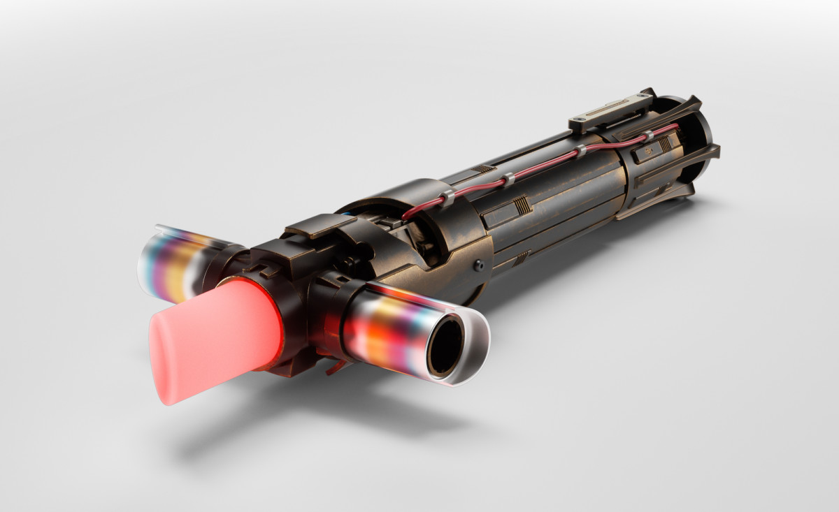 A Kylo Ren-inspired crossguard Lightsaber controller is coming to Star Wars Jedi Challenges 9