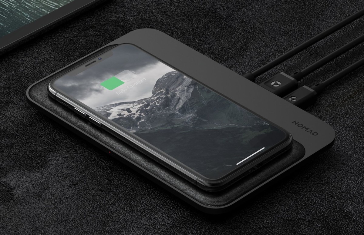 Nomad's sexy leather wireless charging hub can charge 4 phones at once 10