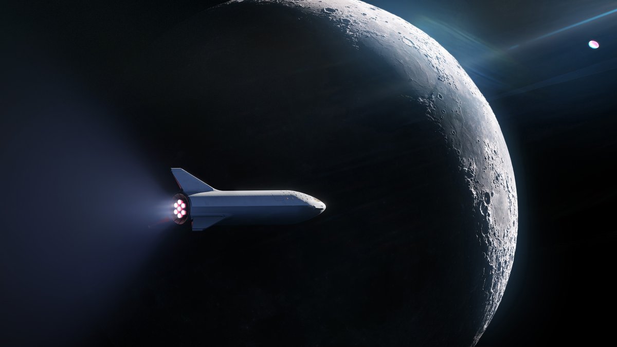 Space X moon