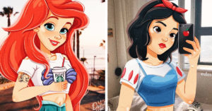 Disney Princesses as Modern-Day Millennials 1
