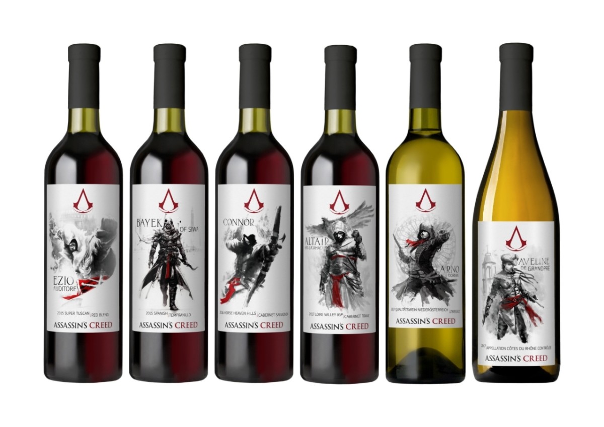 Assassin's Creed wine collection features a bottle for each of our favorite assassins 5