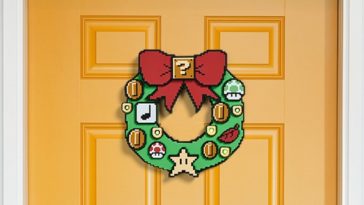 Nintendo Super Mario Light-Up Wreath