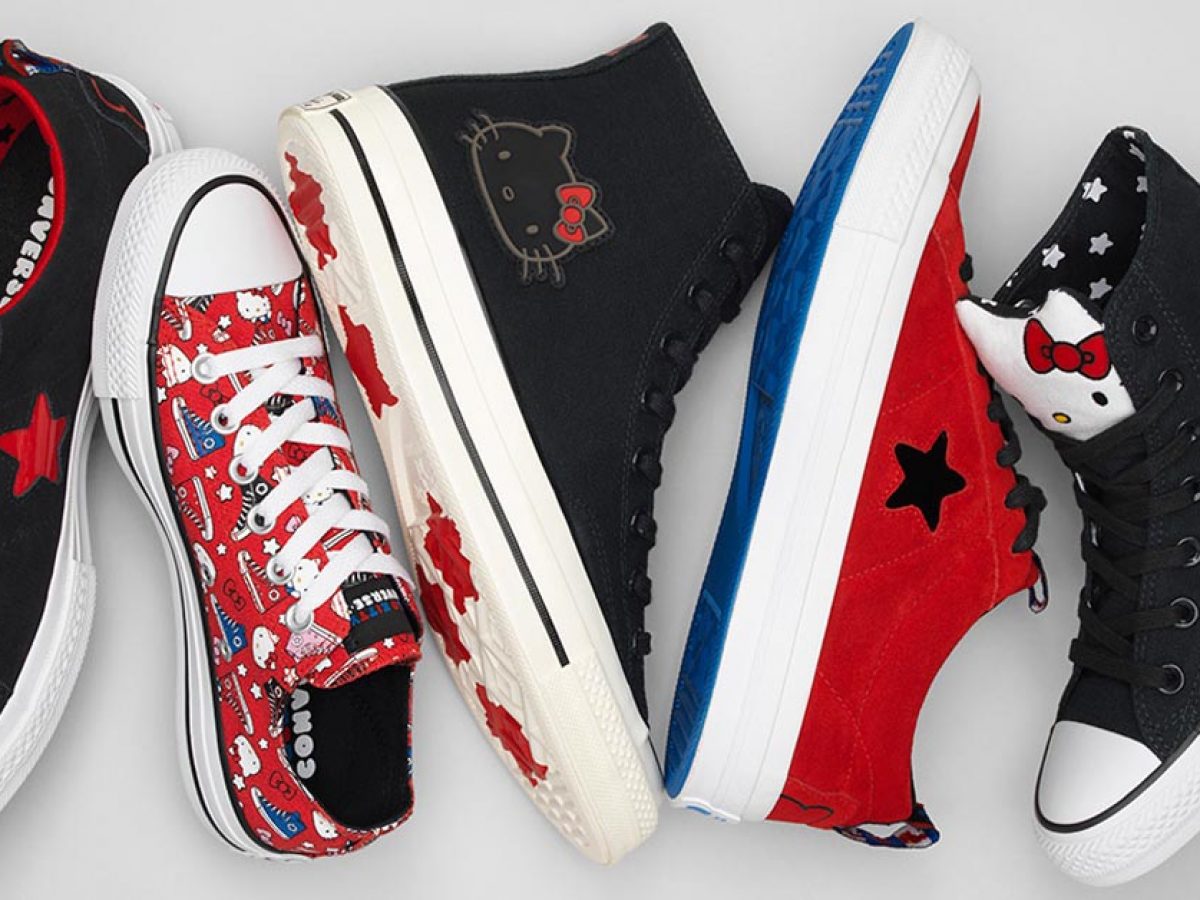 converse hello kitty beanie