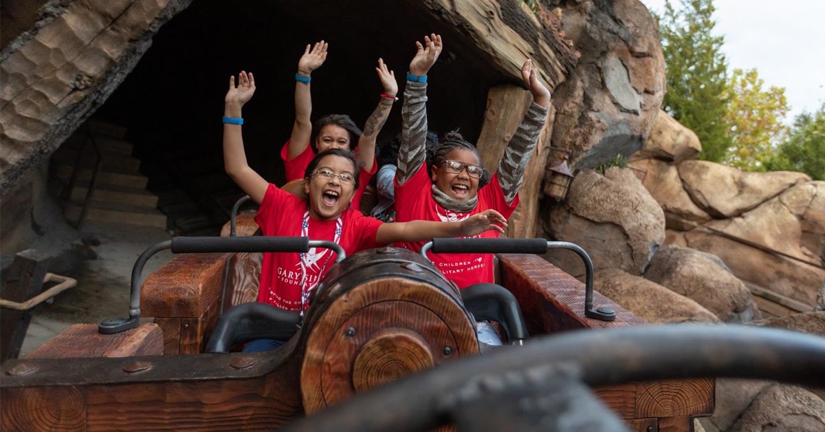 Gold Star kids enjoying at Disney World