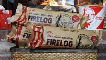 KFC 11 Herbs and Spices firelog
