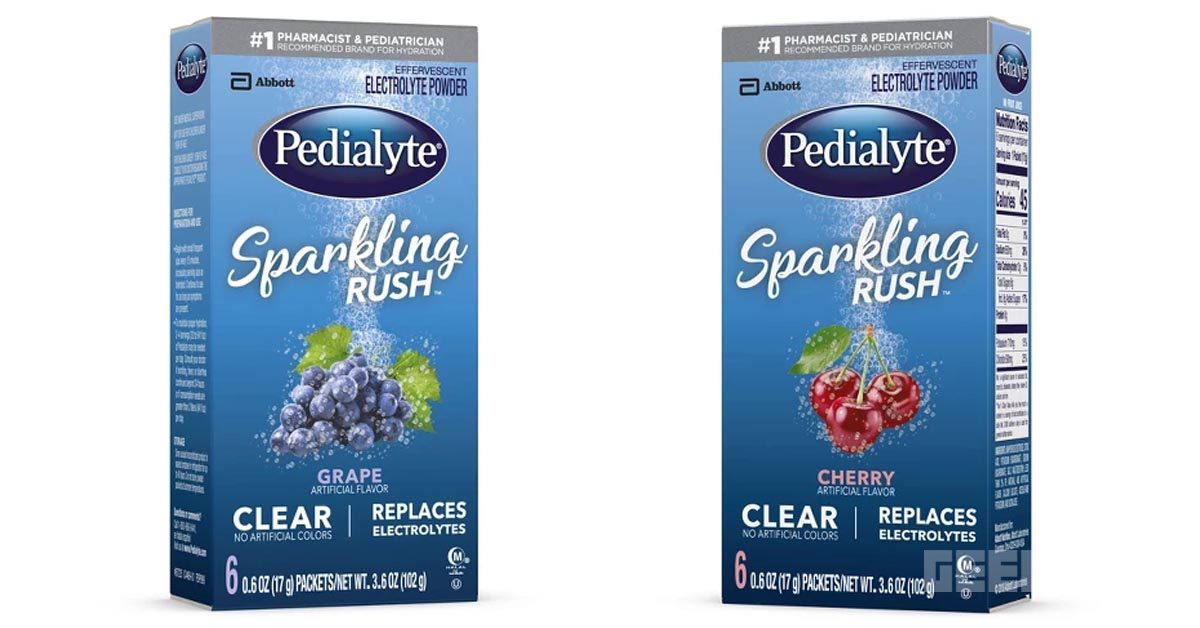 Pedialyte Sparkling Rush power pack