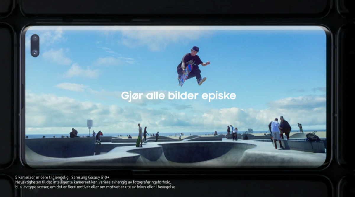 Norway's largest TV station accidentally airs Galaxy S10 commercial 5