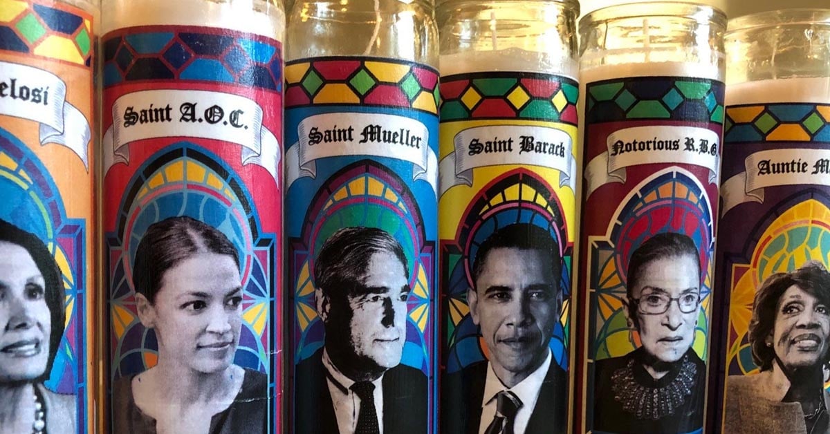 Anti-Trump candles