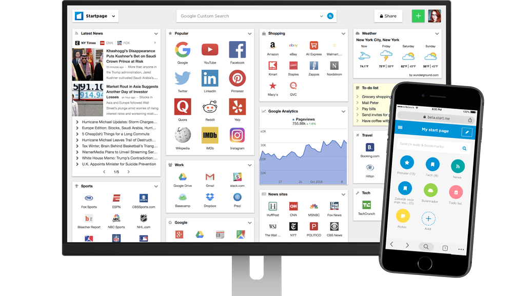 Meet Start.Me, a homepage for the modern era 6