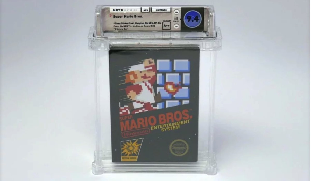 Rare, unopened copy of Super Mario Bros fetches six-figures at auction 1