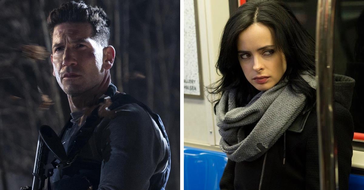 The Punisher and Jessica Jones