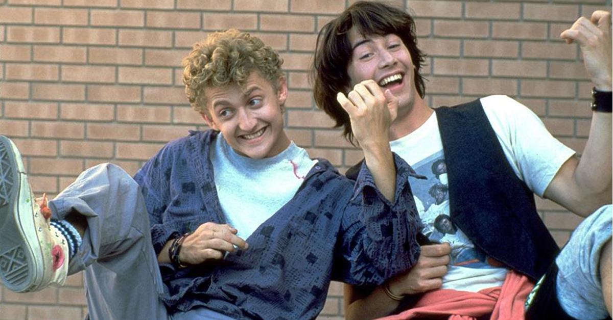 Alex Winter as Bill and Keanu Reeves as Ted