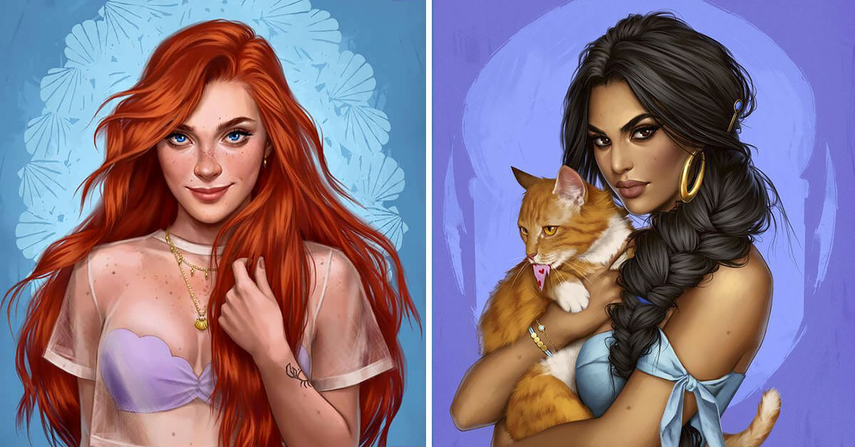 How Disney Princesses Would Look If They Lived in 2020 5