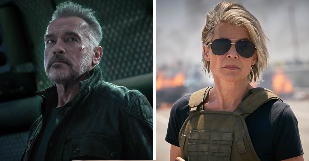 Arnold Schwarzenegger and Linda Hamilton in Terminator: Dark Fate