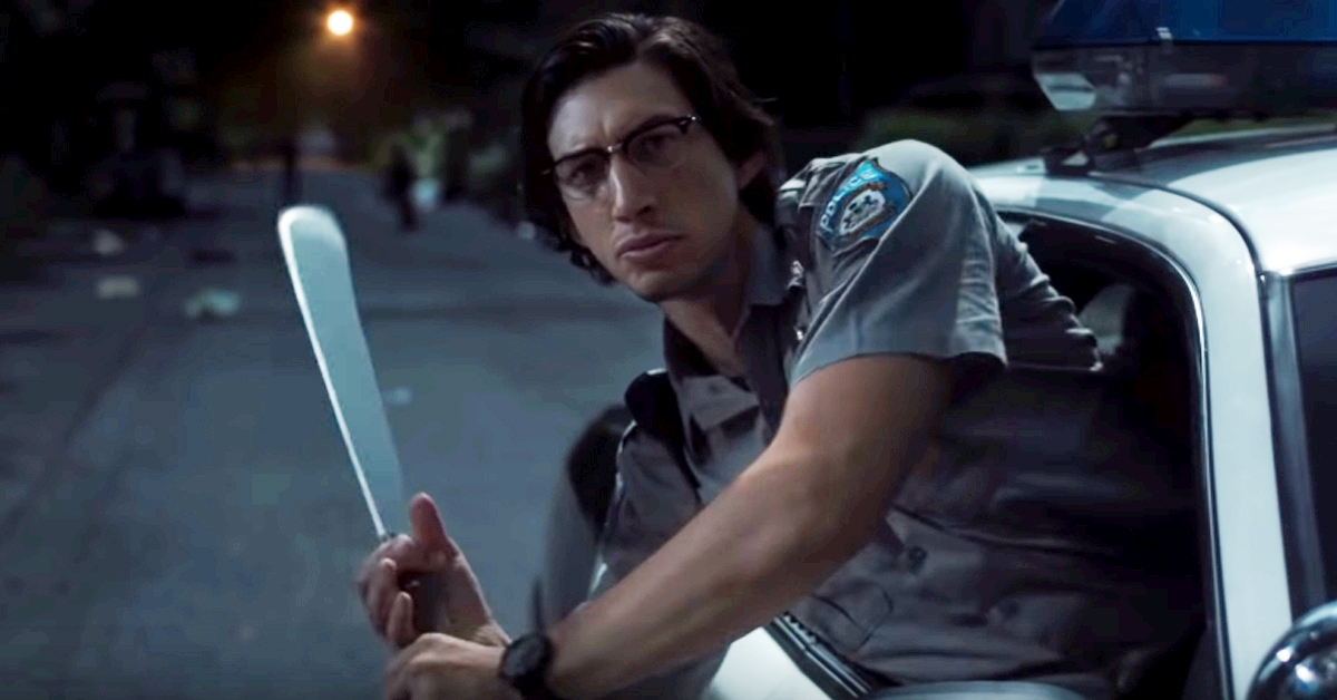 Adam Driver as Officer Ronald Peterson in The Dead Don't Die