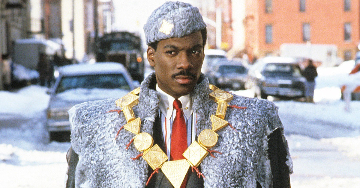 Eddie Murphy as Akeem in Coming to America