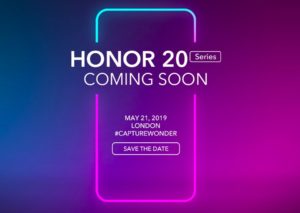Honor 20 coming soon