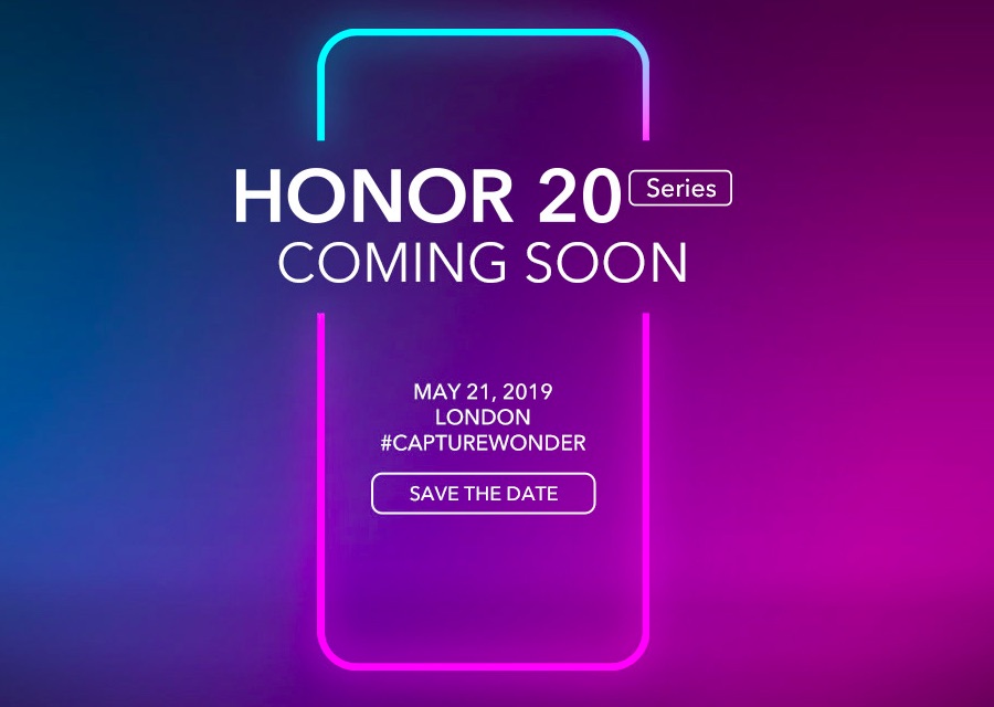 Honor 20 coming soon