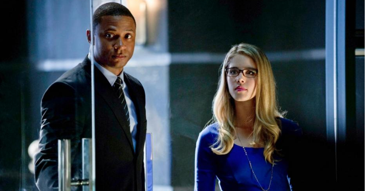 John Diggle and Felicity Smoak