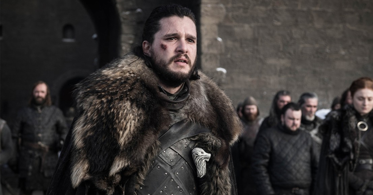 Kit Harington as Jon Snow in Game of Thrones Season 8