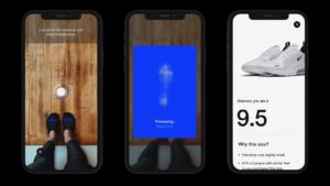 Nike Fit AR app