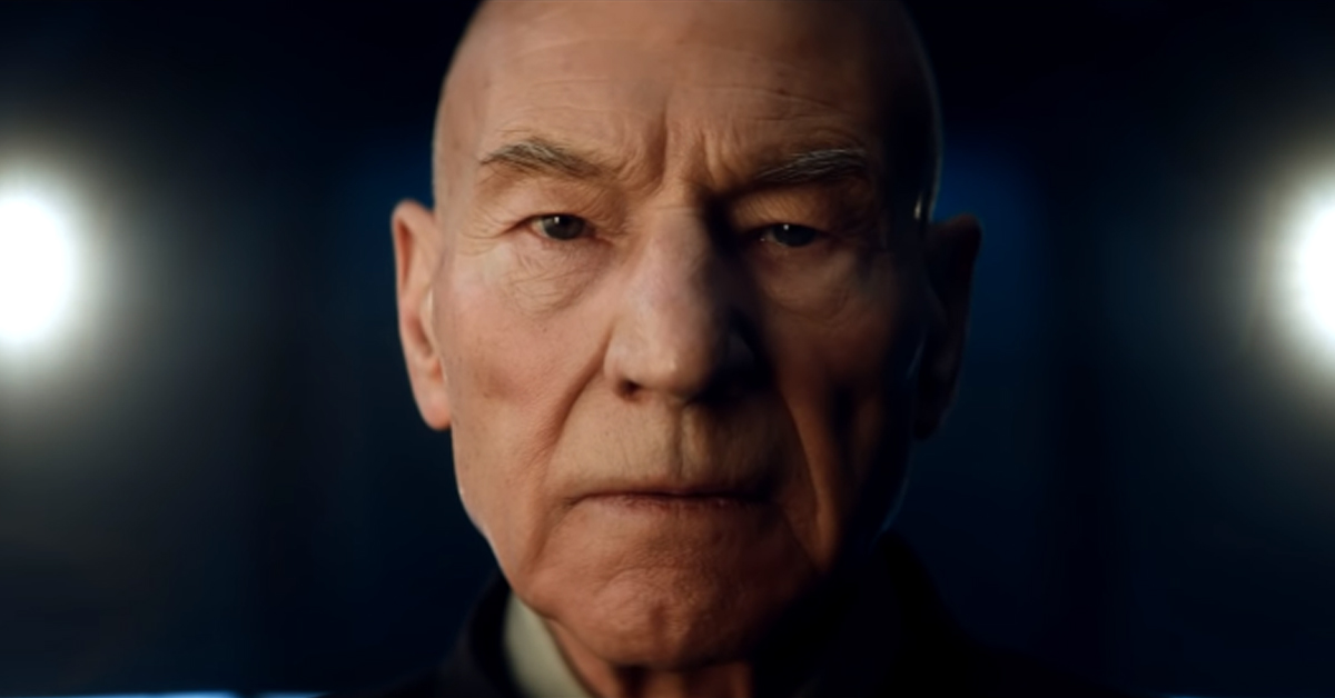 Patrick Stewart as Jean-Luc Picard in Star Trek Picard trailer