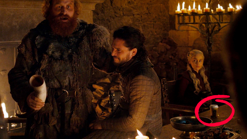 Here's why that Starbucks cup ended up in the latest Game of Thrones episode 1