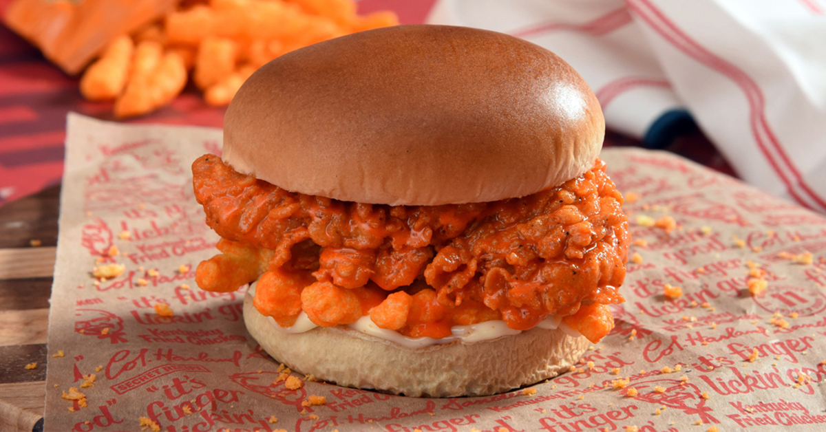 KFC Cheetos Sandwich