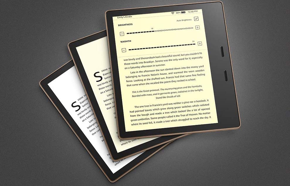 Amazon updates their Kindle Oasis e-reader to be easier to read at night 8