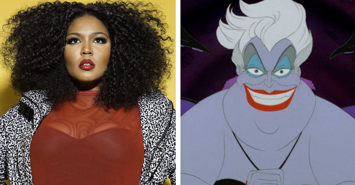 Lizzo and Ursula from The Little Mermaid