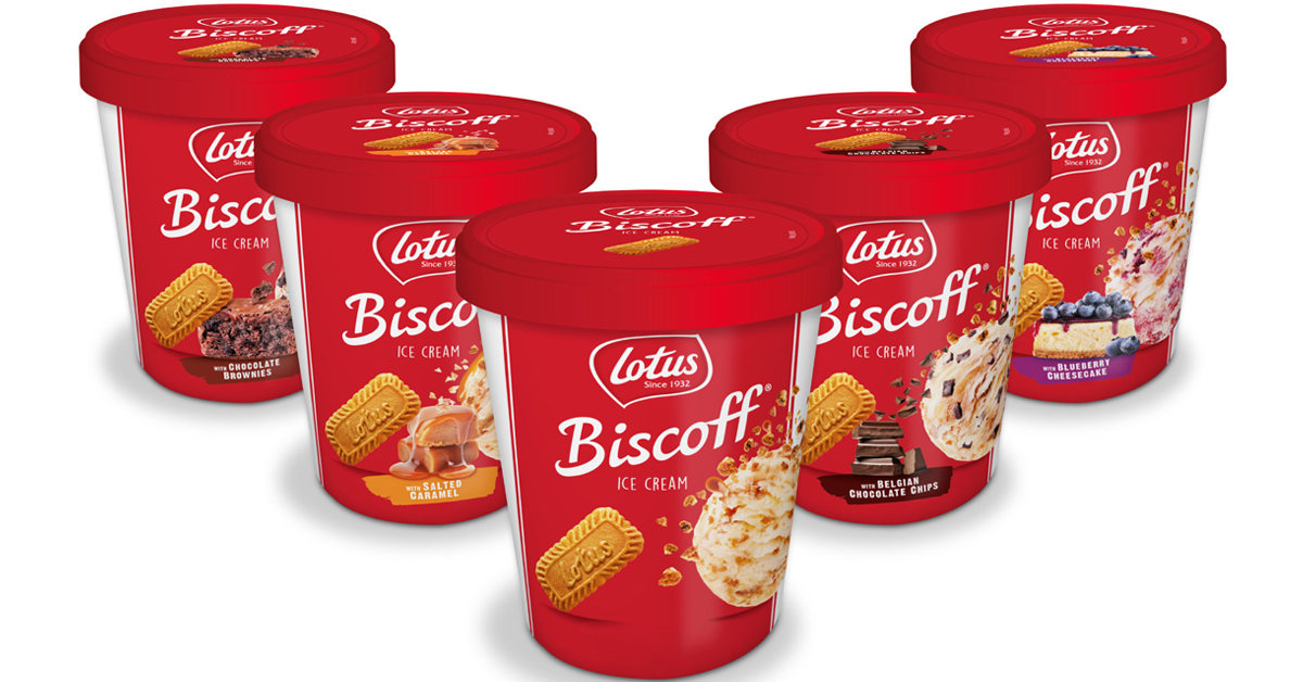 Lotus Biscoff ice cream