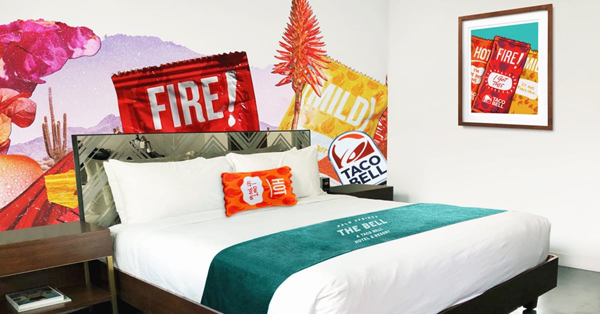 Taco Bell pop-up hotel room