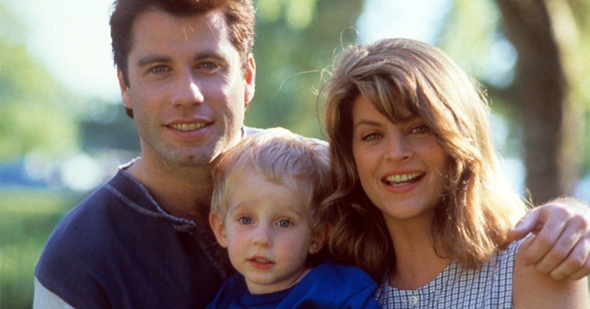 John Travolta and Kirstie Alley in Look Who's Talking