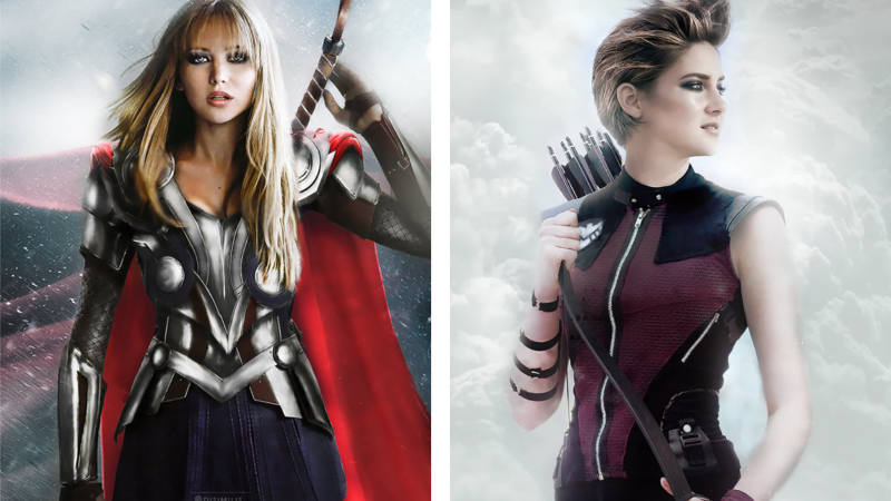 Marvel’s Avengers reimagined as opposite genders 6