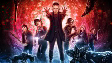 Poster for Stranger Things mazes at Universal Studios Halloween Horror Nights