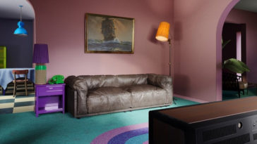 The Simpsons' living room