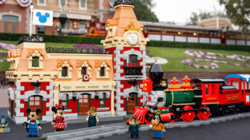 LEGO Disney train and station set