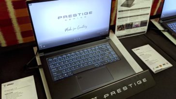 MSi's Prestige laptops come color calibrated out of the box 7