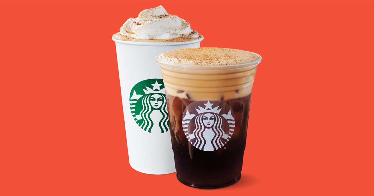Pumpkin Cream Cold Brew and Pumpkin Spice Latte