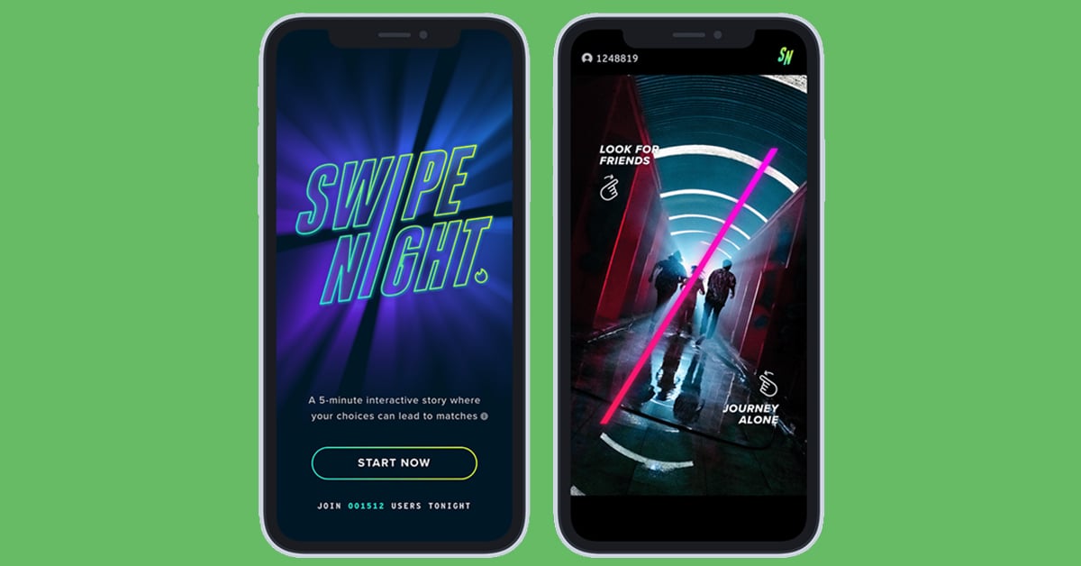Tinder’s interactive series Swipe Night gives users a new way to find their next match 6