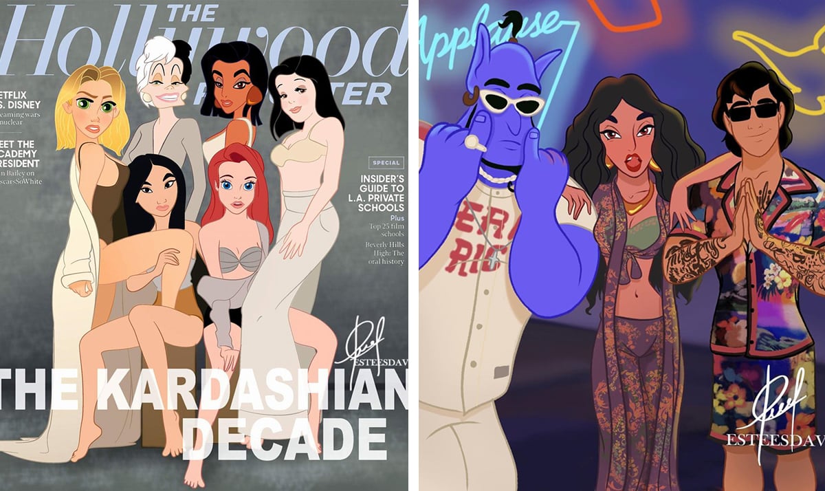 Disney Princesses reimagined as celebs and influencers 7