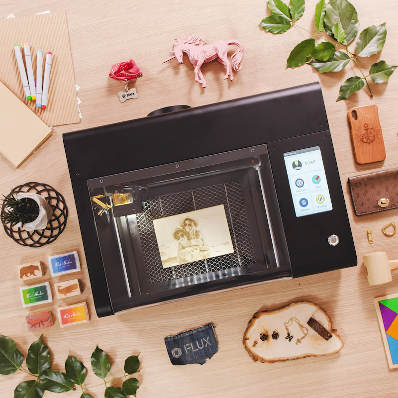 Beamo is a laser cutter and engraver that fits on your desk 10