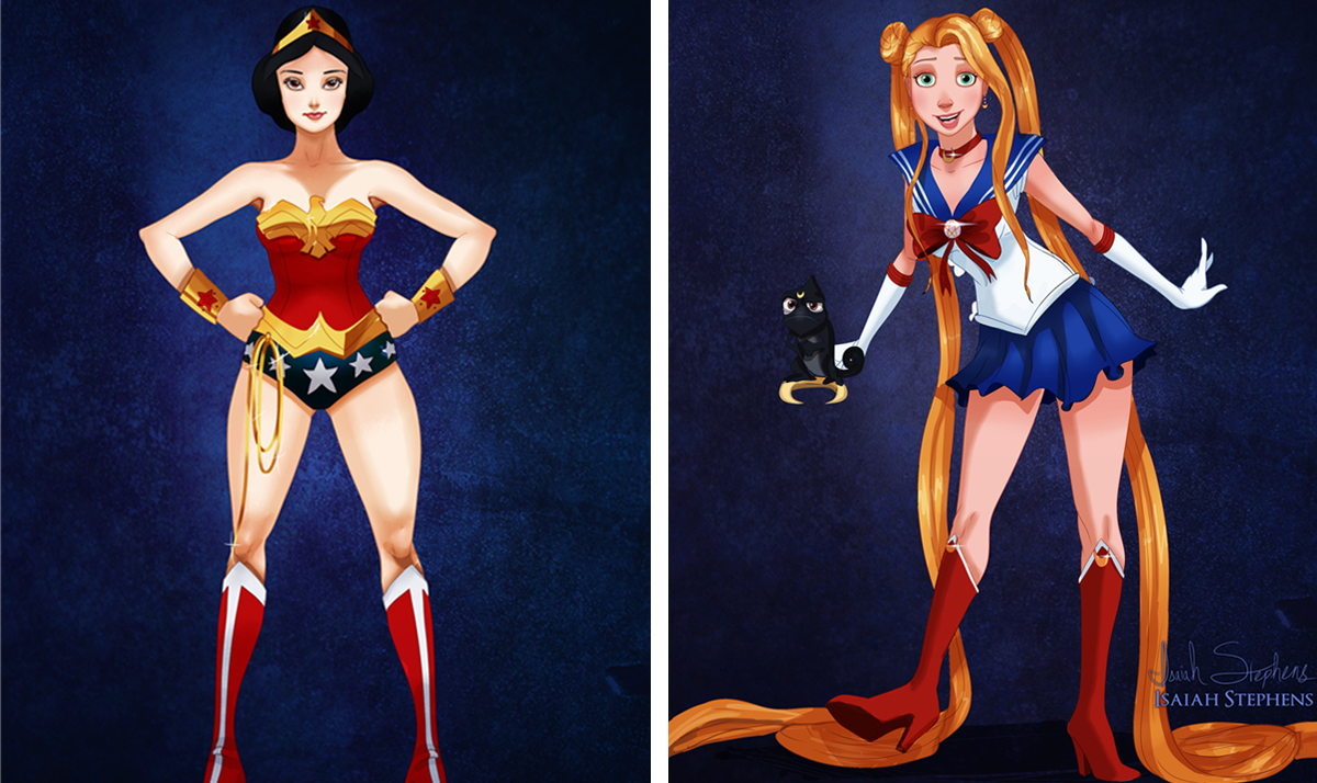 If Disney Princesses were superheroes 8